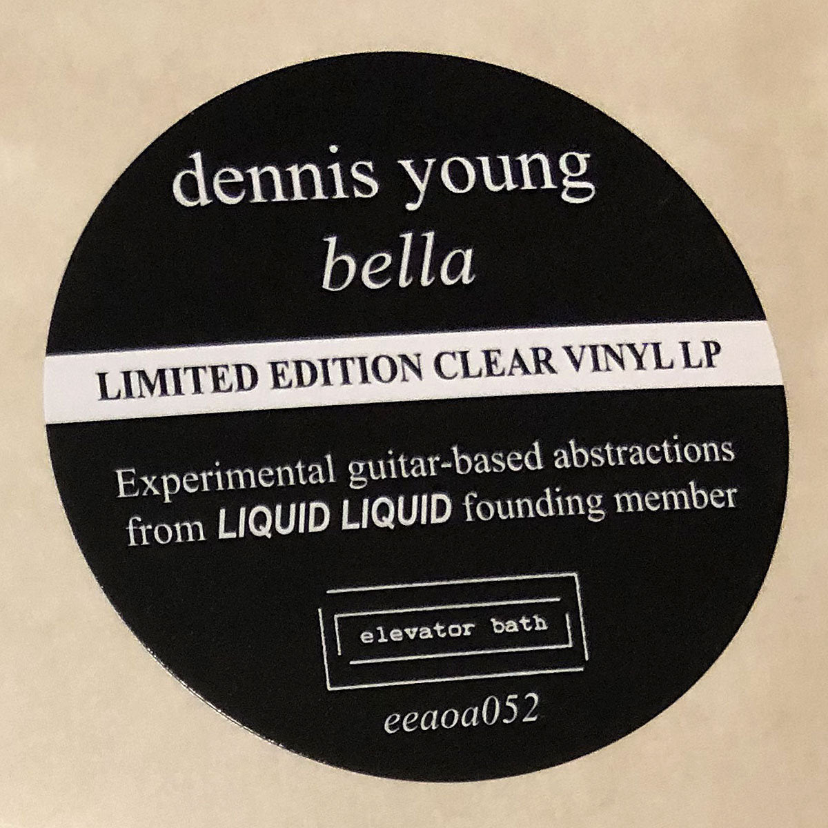 Dennis Young - Bella LP (Clear Vinyl)