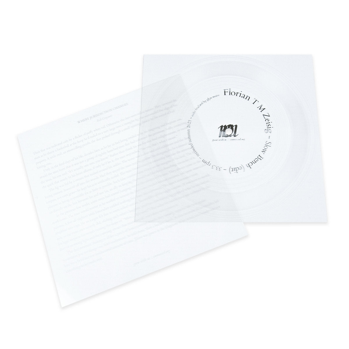 Florian T M Zeisig - Slow Bench FlexiDisc