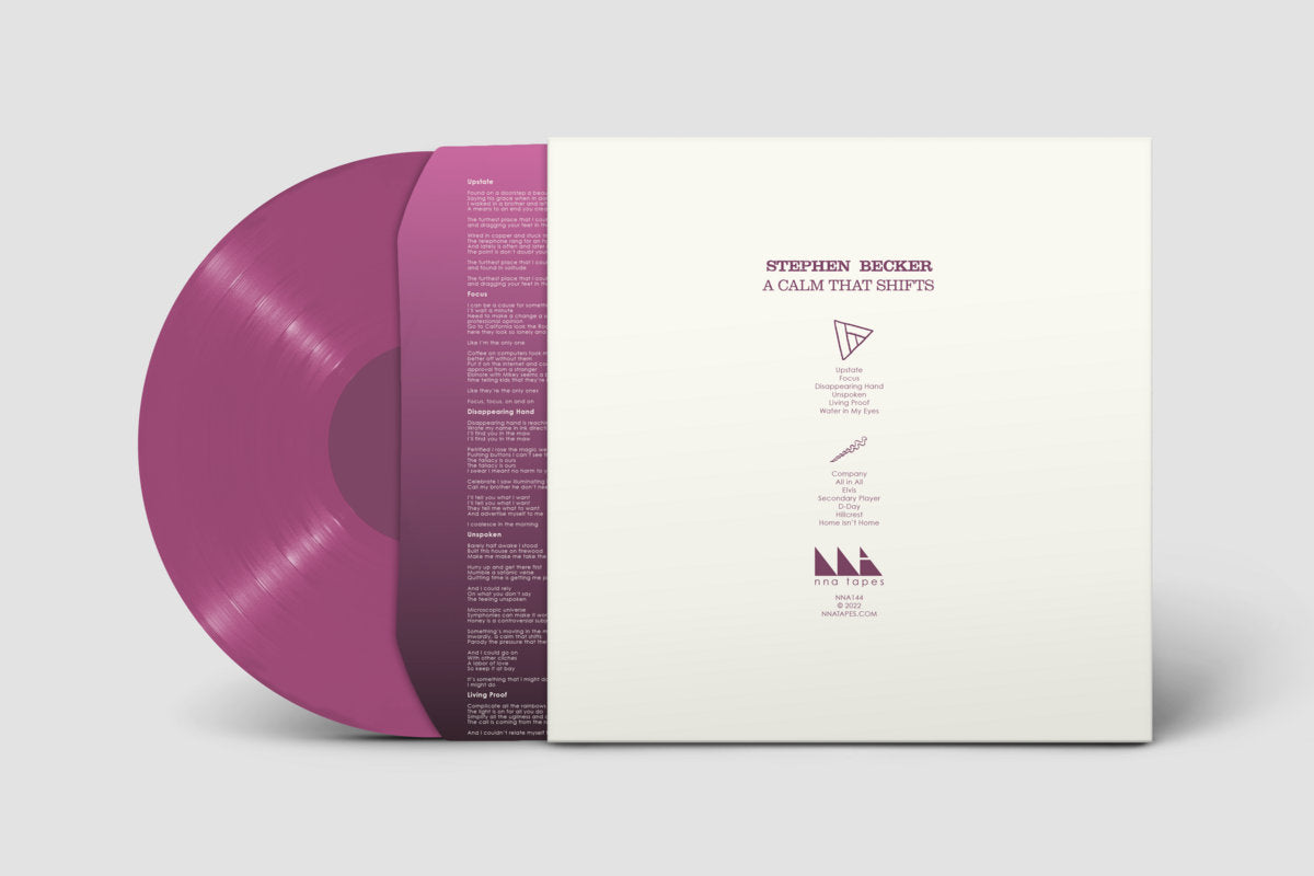 Stephen Becker - A Calm That Shifts Limited Edition Purple LP