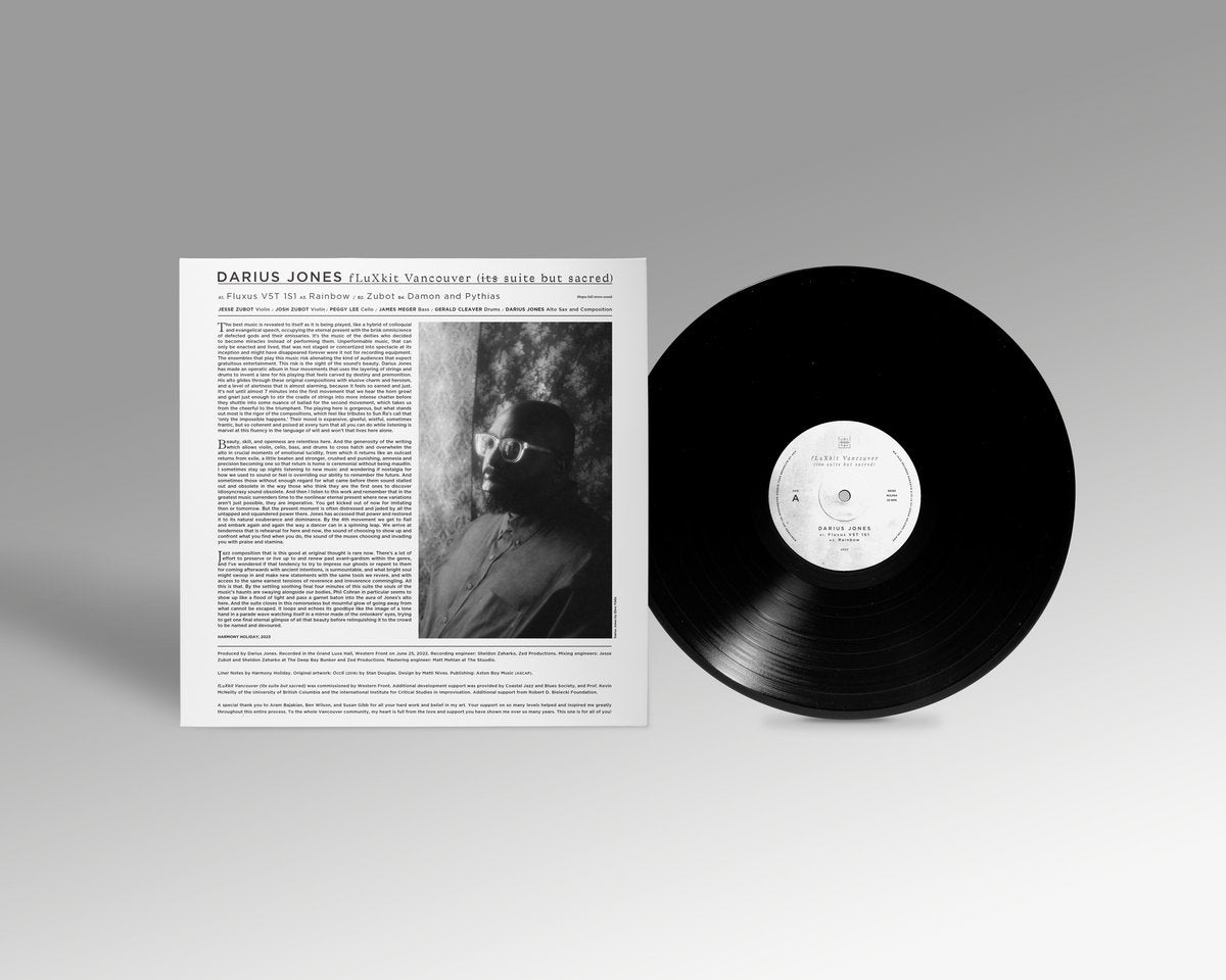 Darius Jones - fLuXkit Vancouver (i̶t̶s̶ suite but sacred) Black LP