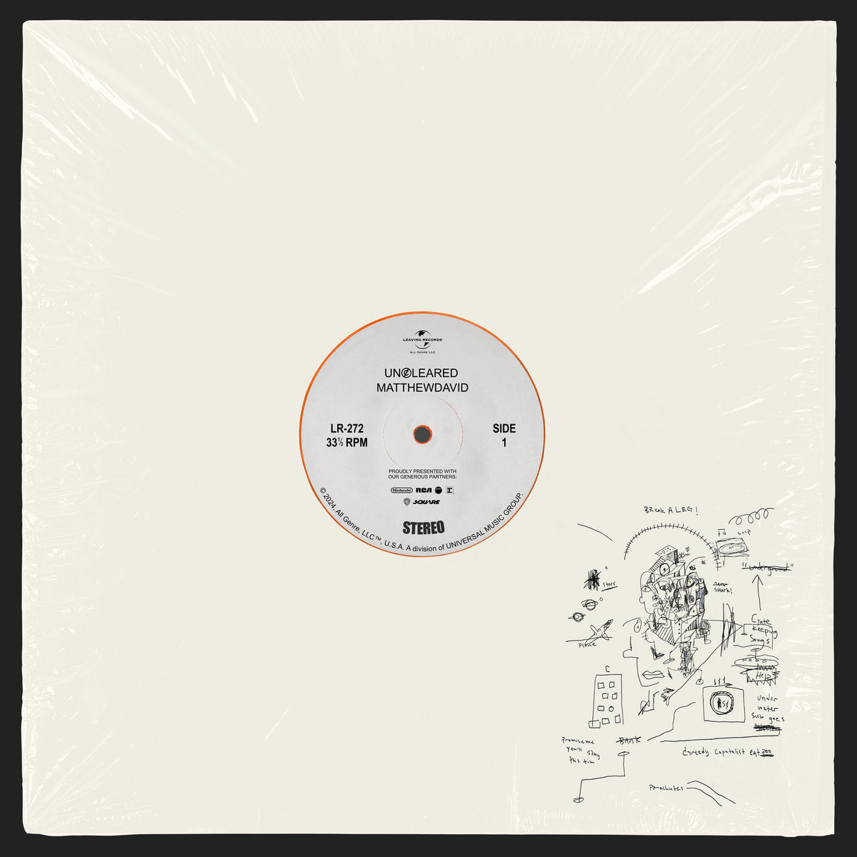 Matthewdavid - Uncleared LP (HABENERO ORANGE)