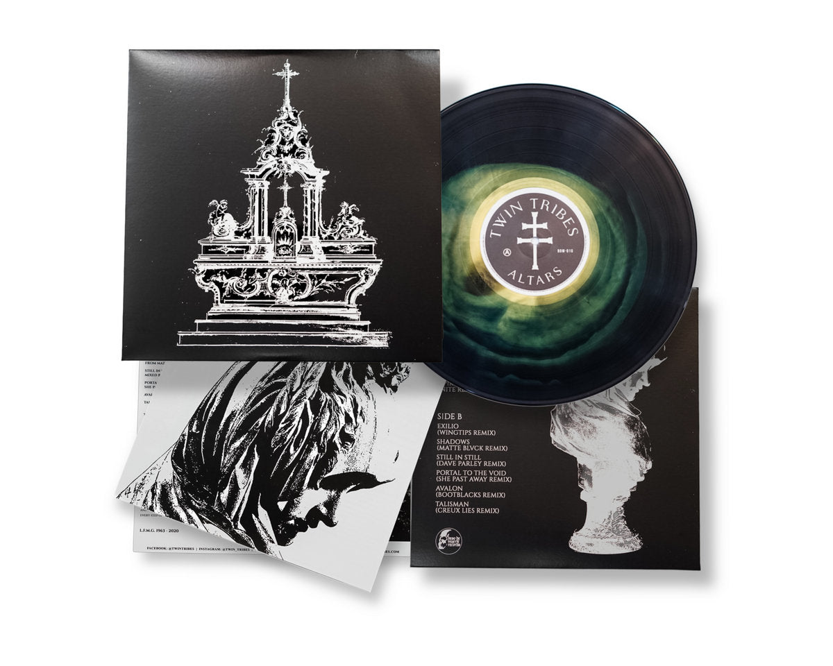 Twin Tribes - Altars LP (Midnight Blue with Metallic Gold Orb