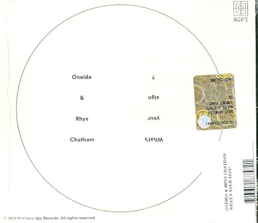 Oneida & Rhys Chatham - What’s Your Sign? LP
