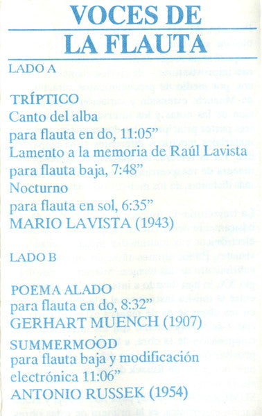 Marielena Arizpe – Voces De La Flauta CS