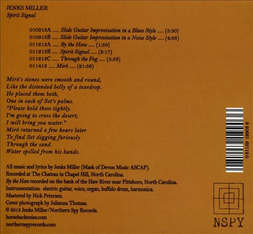 Jenks Miller - Spirit Signal CD