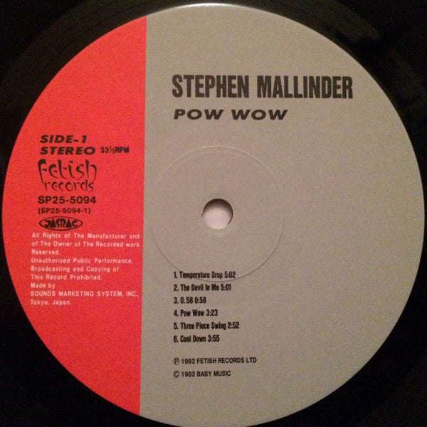 Stephen Mallinder - Pow Wow 2xLP