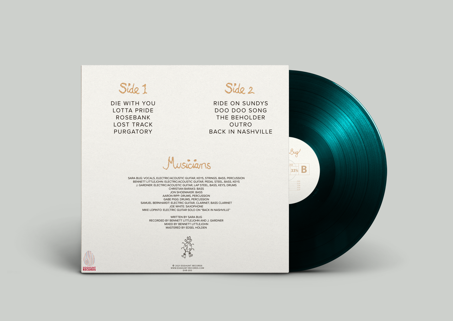 Sara Bug - Sara Bug Black LP