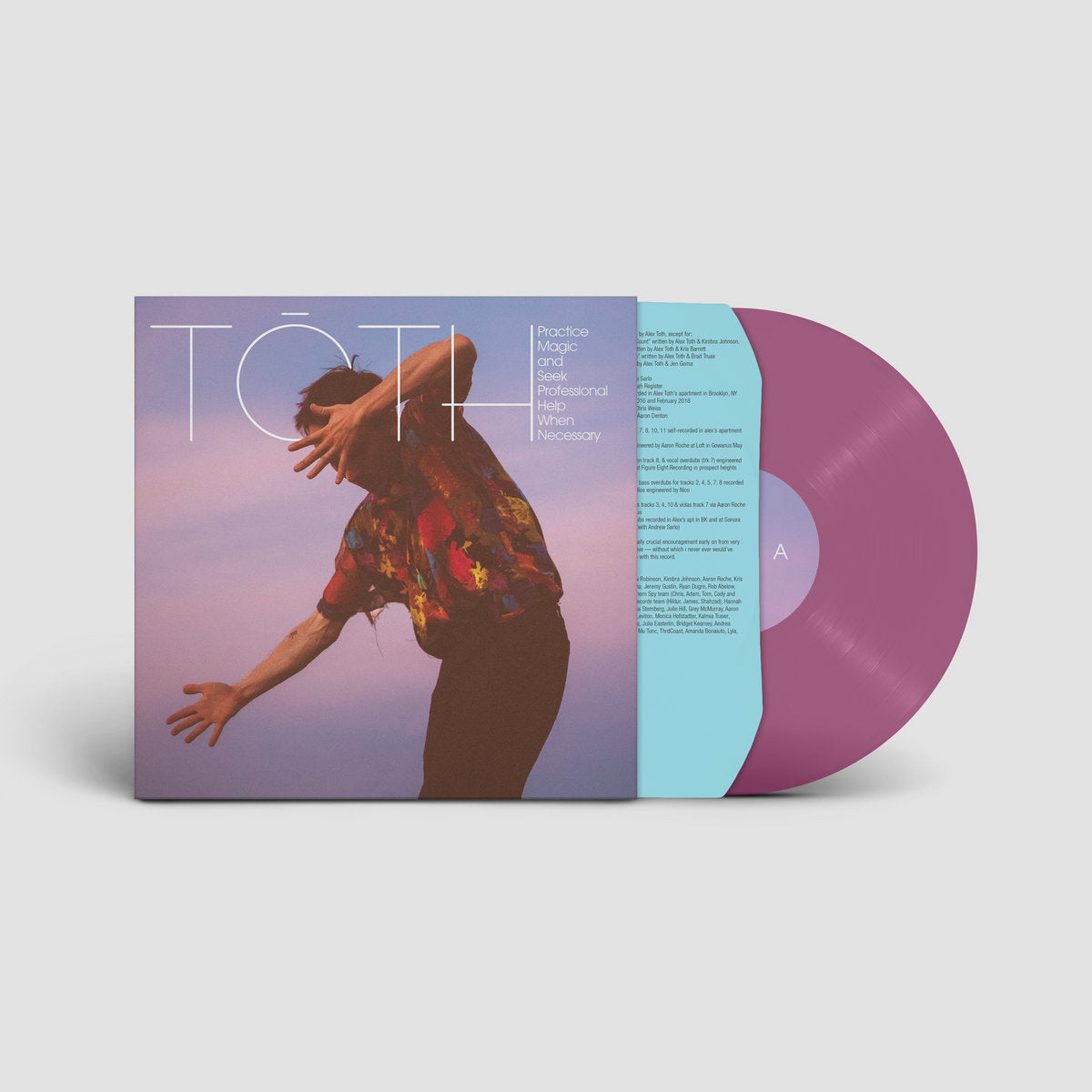 Tōth - Practice Magic and Seek Professional Help When Necessary Limited Edition Purple LP