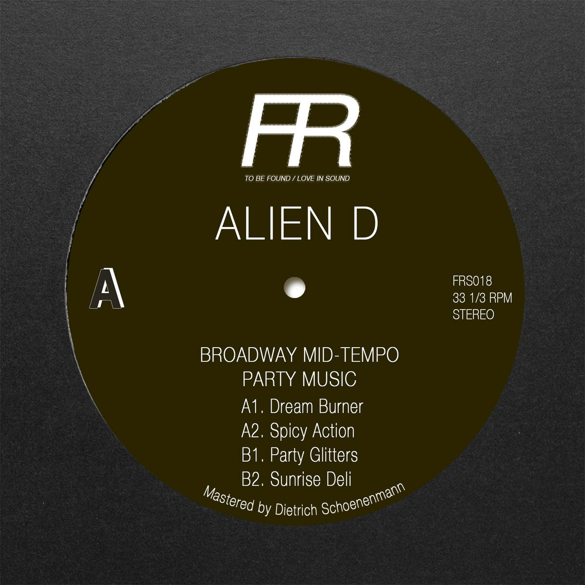 Alien D - Broadway Mid-Tempo Party Music LP