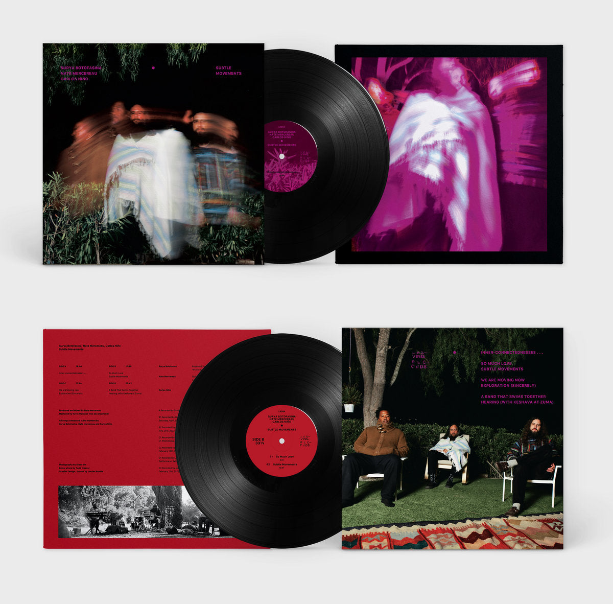 Surya Botofasina, Nate Mercereau, Carlos Niño - Subtle Movements 2LP