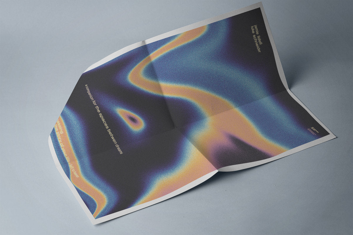 Jamie Lidell & Luke Schneider - A Companion For The Spaces Between Dreams LP + Broadsheet Poster
