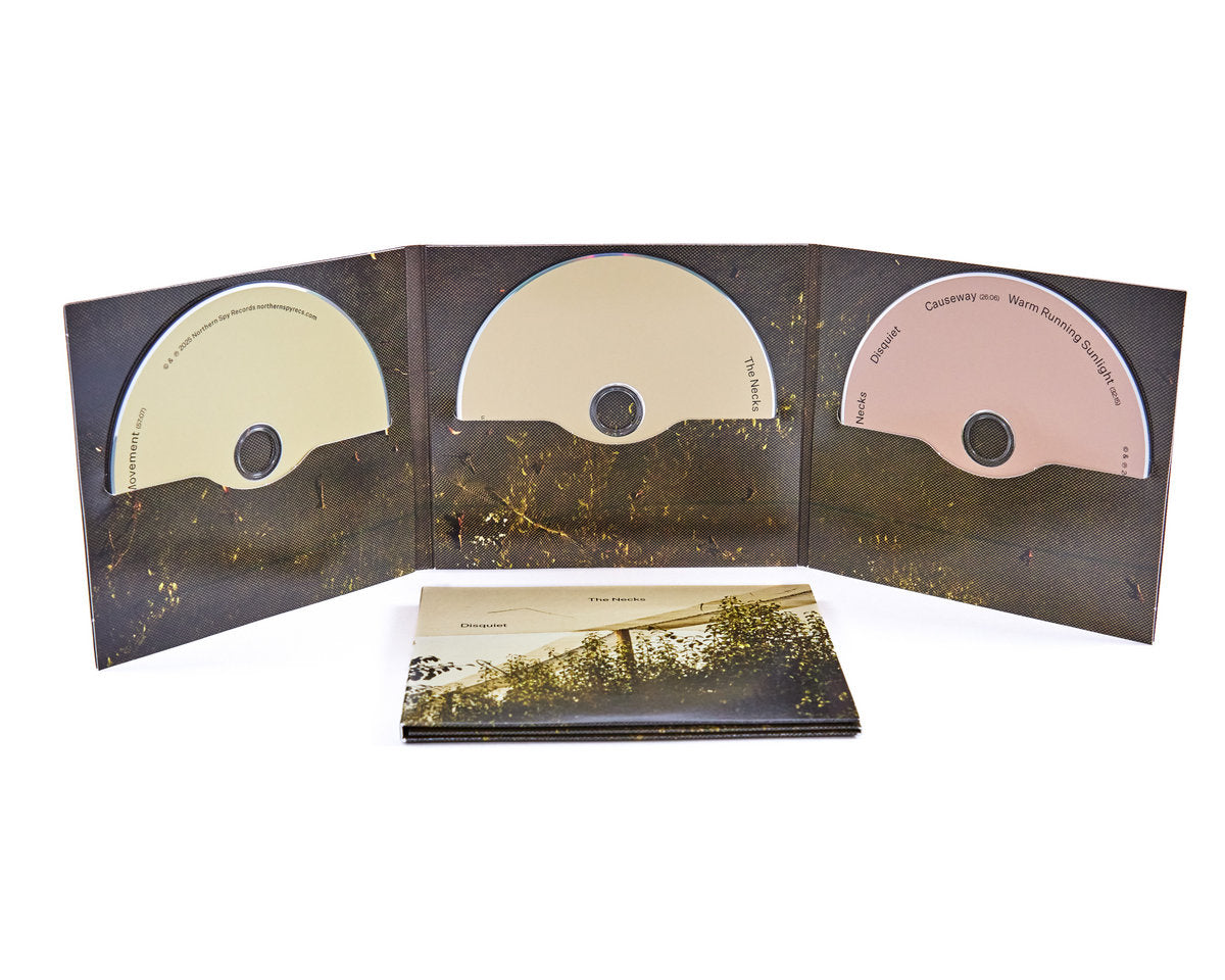 The Necks - Disquiet Triple CD + Broadsheet Poster