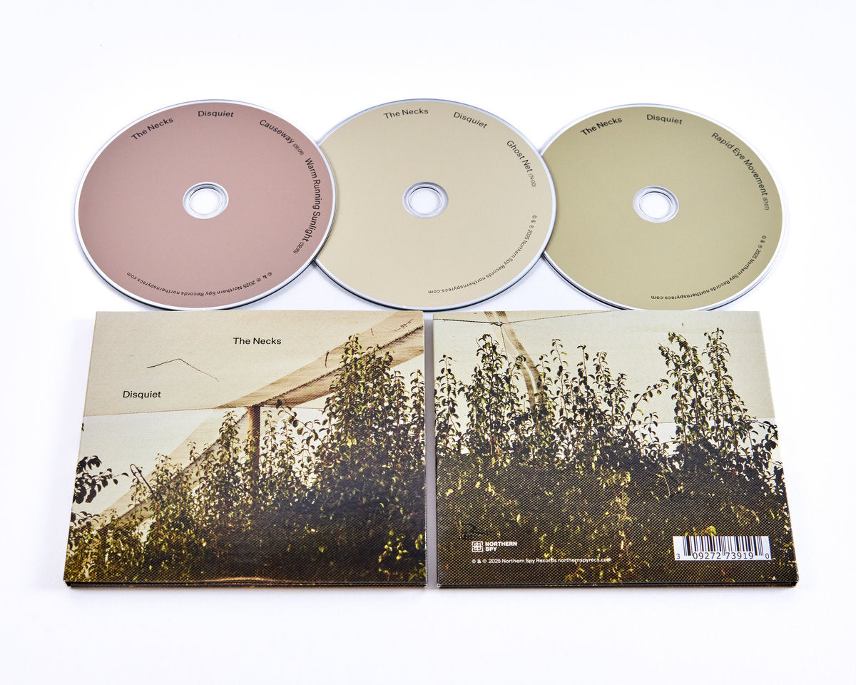 The Necks - Disquiet Triple CD + Broadsheet Poster