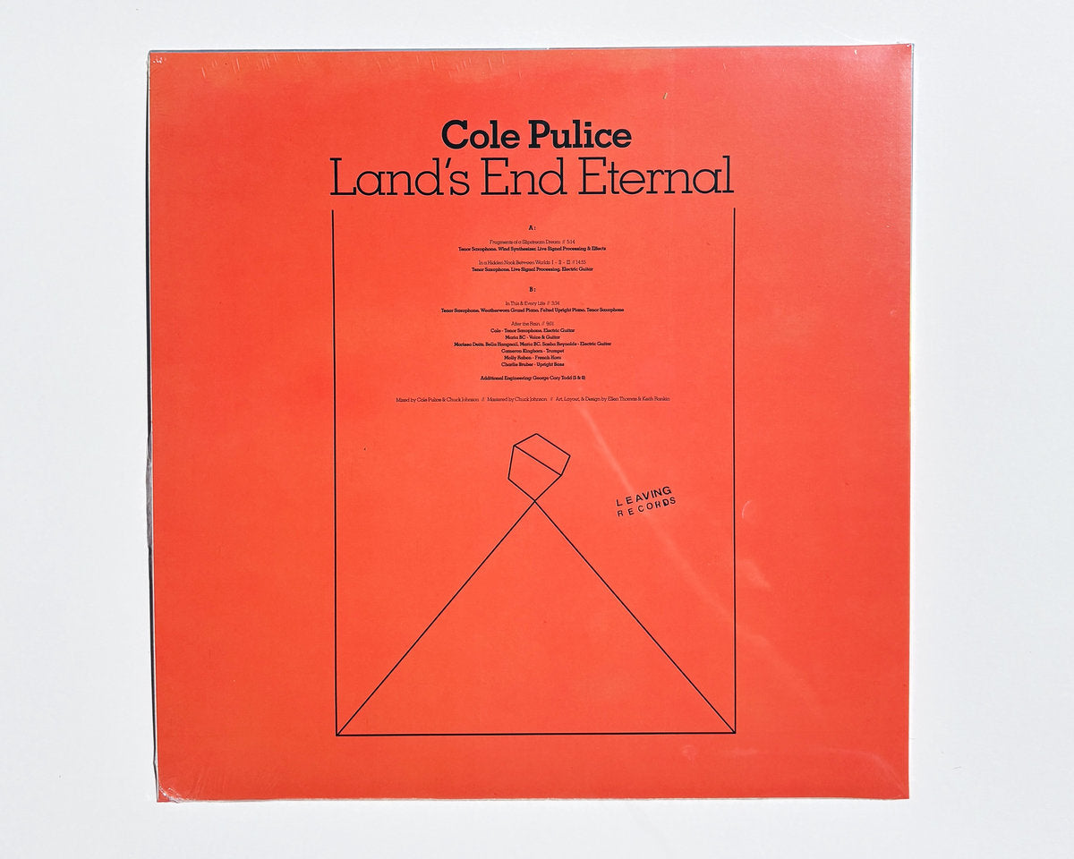 Cole Pulice - Land's End Eternal LP
