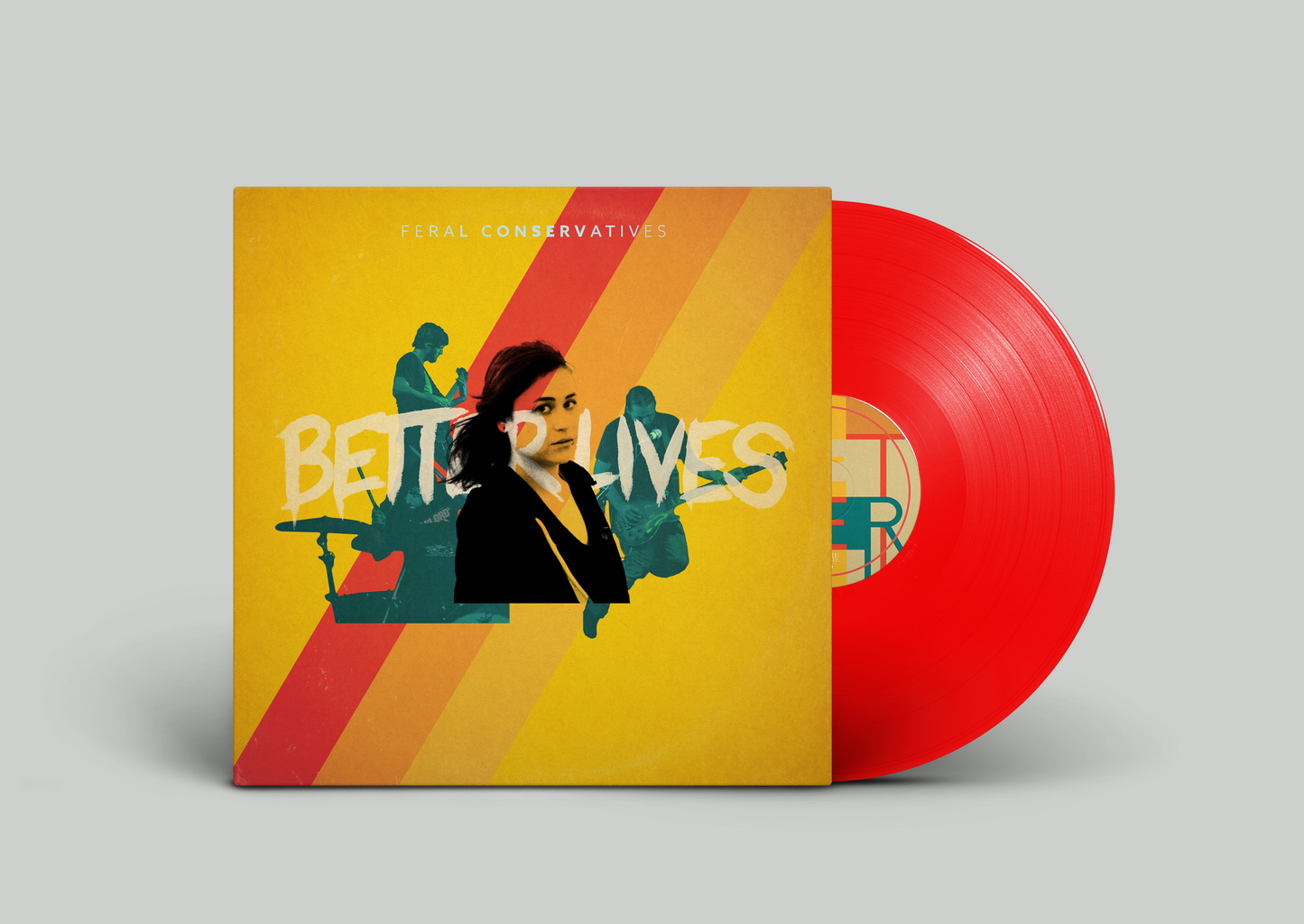 Feral Conservatives - Better Lives Cherry Red LP
