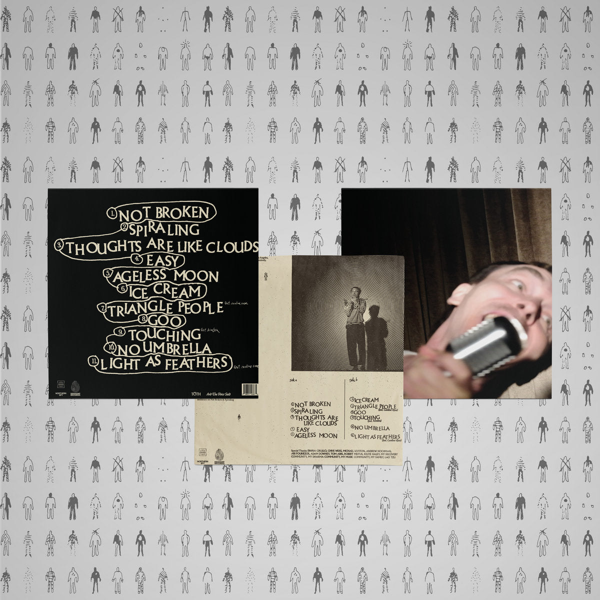 Tōth - And The Voice Said Limited Edition 'Melted Cream' color vinyl LP